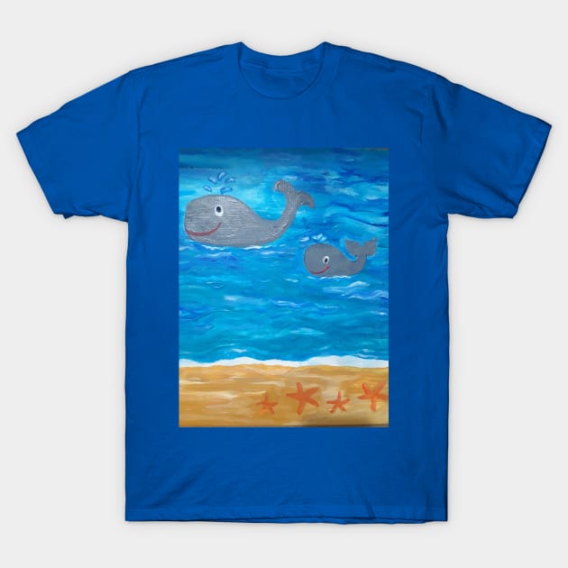 Two Whales T-Shirt by Oregon333